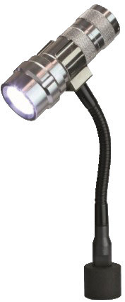 LED-Lampe mit Dauermagnet 30 kg Haftkraft, Höhe 210 mm